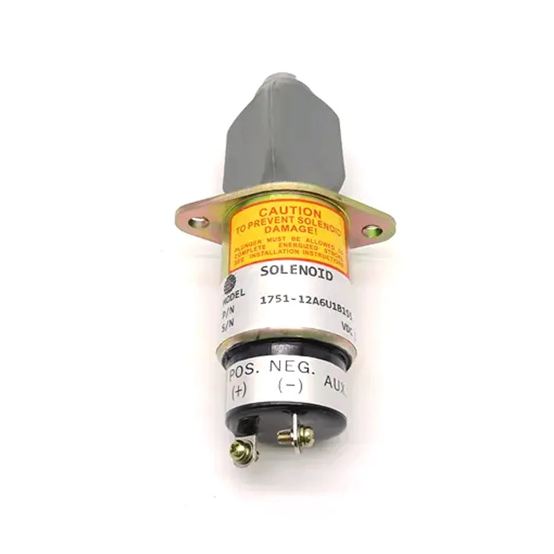 1751-12A6U1B1S5 Diesel Engine Spare Parts SA-4259 Fuel Cutoff Stop Solenoid Valve 1751-24A6U1B1S5 3