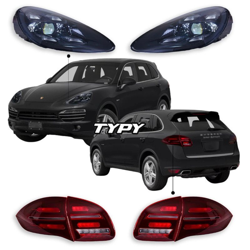 Car Lights For Porsche Cayenne Headlight 2011-2014 958 Headlight 958.1 LED Projector Headlights Car