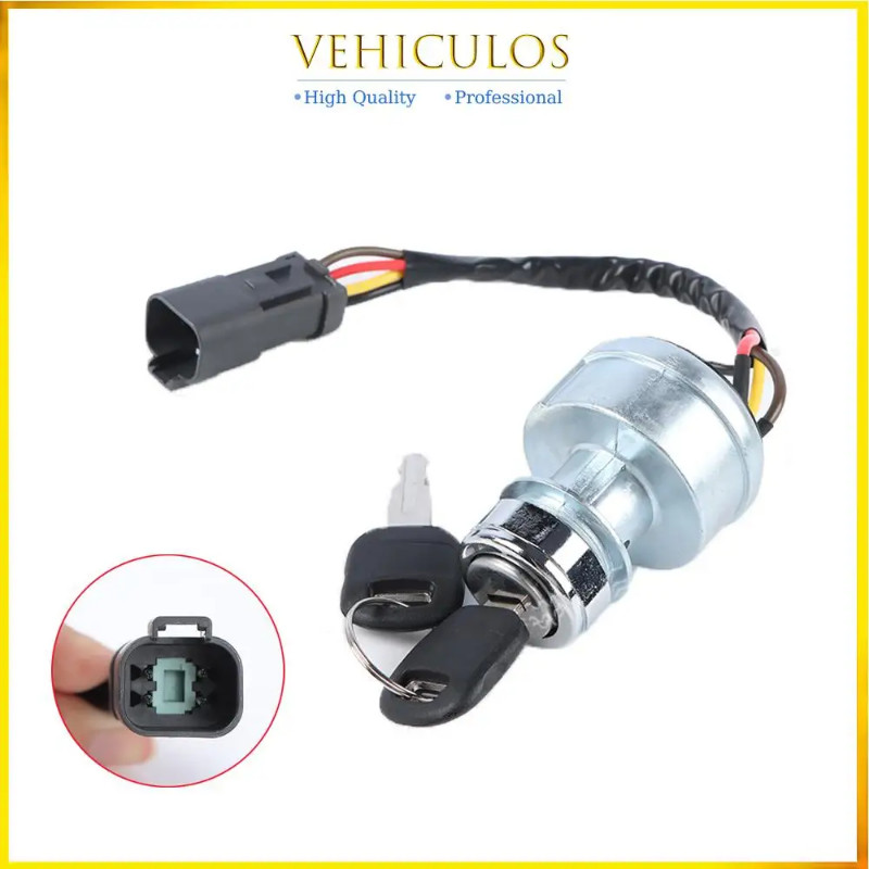 CA1543197 154-3197 1543197 Start Switch W/ 2 Keys for CAT Engine 3013 Telehandler TH255C Excavator