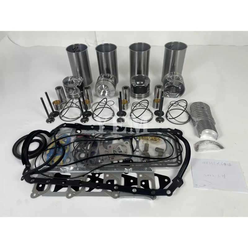 For Isuzu Diesel Engine Parts 4KH1 Overhaul Rebuild Kit With Gasket Set Bearing&Valve Train