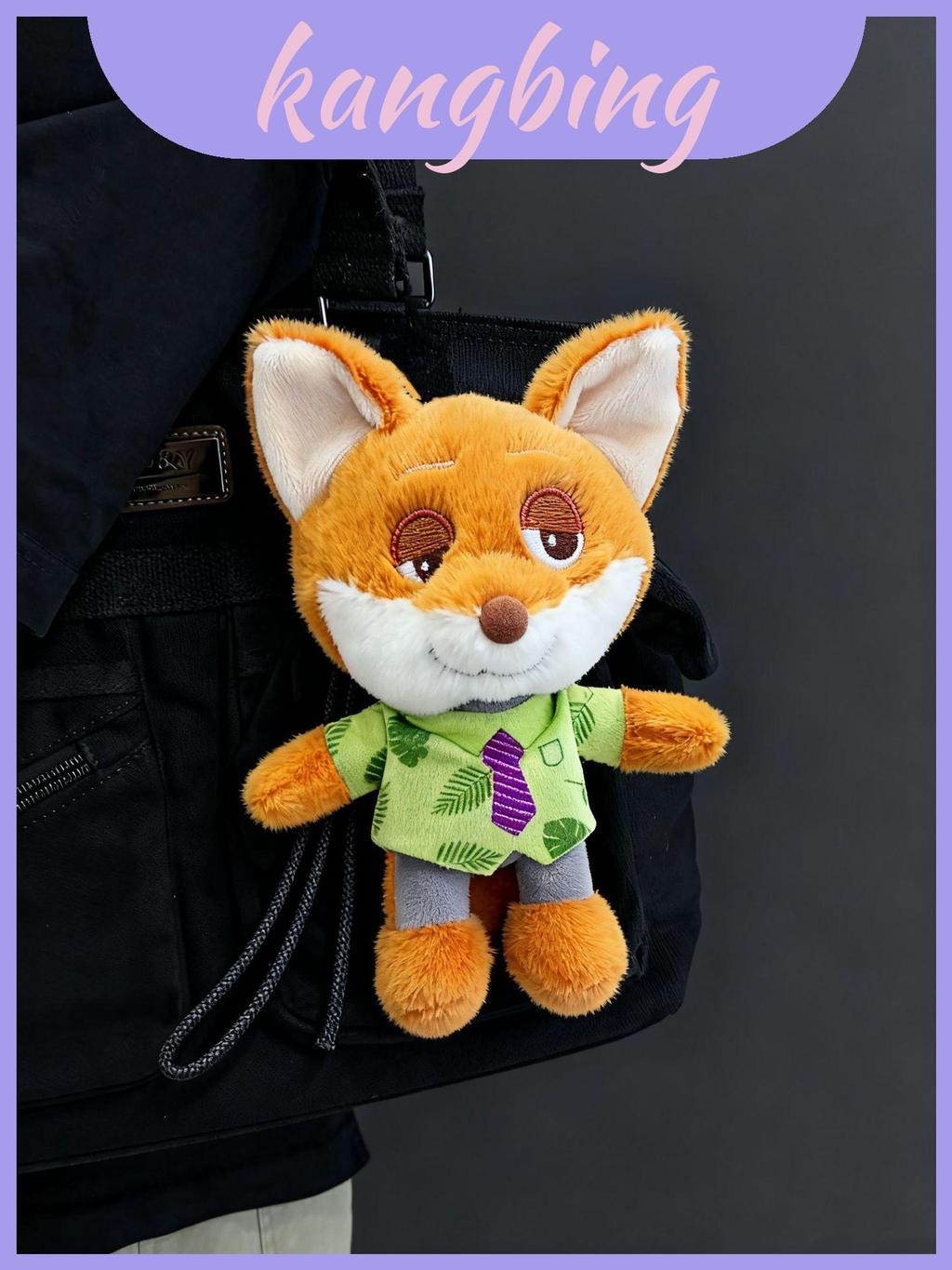 Judy น่ารัก Zootopia Nick Sloth และ Benjamin พวงกุญแจตุ๊กตาสําหรับของขวัญกระเป๋าเป้สะพายหลังและ