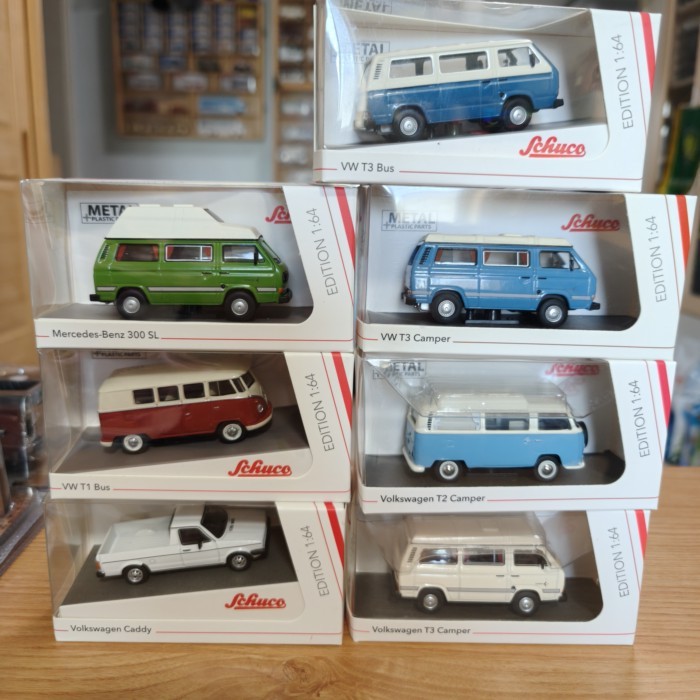 Schuco Volkswagen VW T3 Camper RV Bus Van Car Model 1: 64