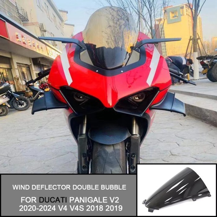 Windscreen Windshield For Ducati Panigale V2 2020-2024 V4 V4S 2018 2019 V4 V4S V2 Motorcycle Racing