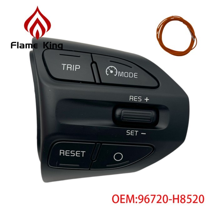 Flame king FOR kia 2018-2023 RIO XLINE MORNNG steering wheel switch cruise control switch OEM 96720