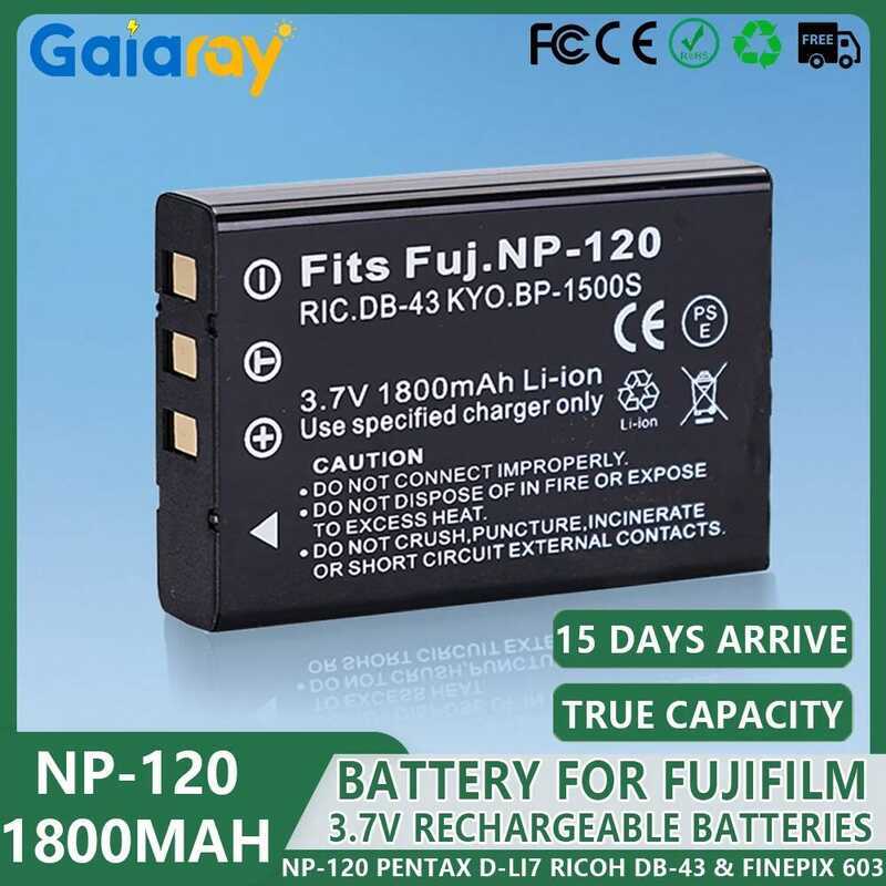 C Np-120 Fnp120 Np120 Camera Battery For Fujifilm Np-120 Pentax D-Li7 Ricoh Db-43 & Finepix 603 Fin
