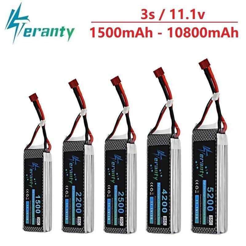 3S แบตเตอรี่ Lipo 1500mAh 2200mAh 3300mAh 4200mAh 5200mAh 10800mAh สำหรับรถบังคับวิทยุ เครื่องบ