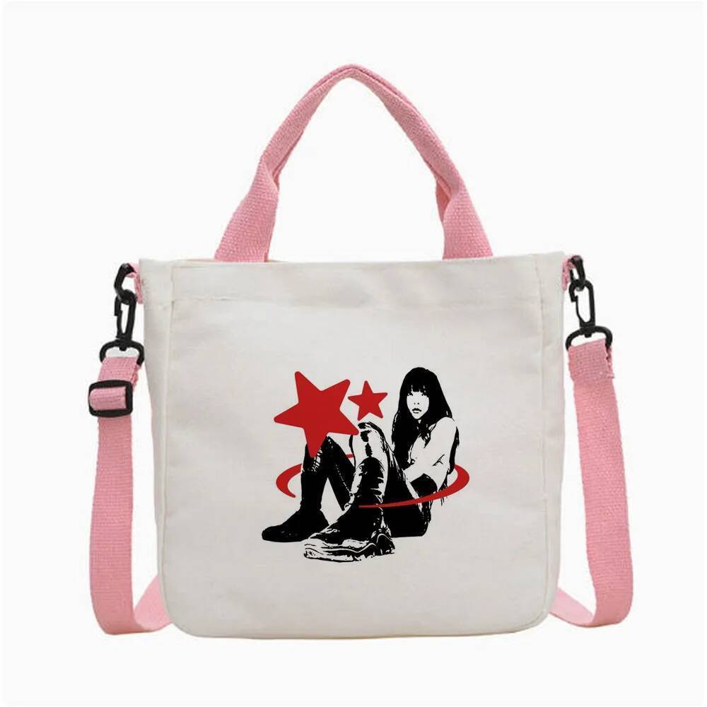 Cyber Y2k Techwear tote bag canvas mannalisable ร้านขายของชําช้อปปิ้งผู้หญิง