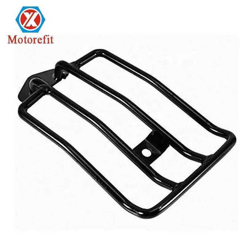 C Motorcycle Rear Luggage Rack Port Shelf Frame For Harley XL Sportster With Stock Solo Seats