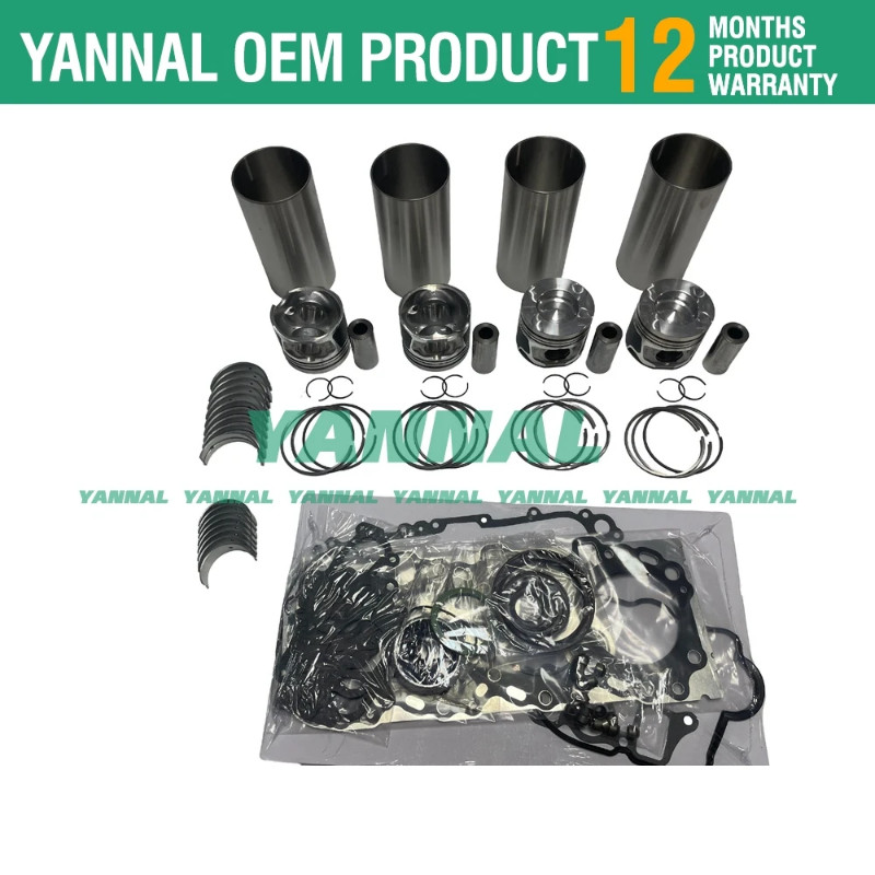 1KD 1KD-FTV Overhaul Rebuild Kit For Toyota Engine Piston Liner Gasket Bearing