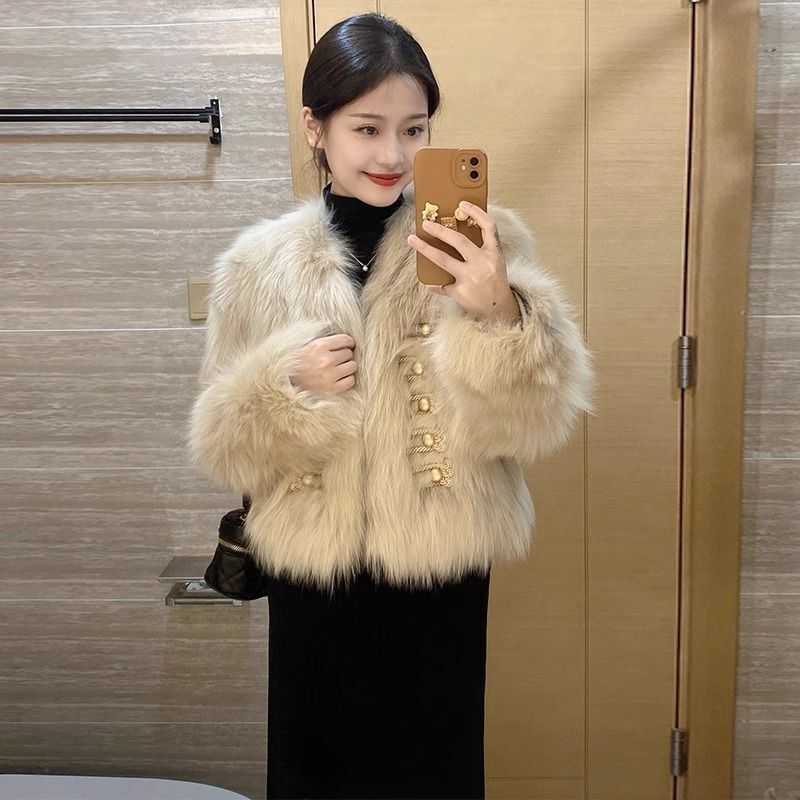 GS.ART Xiaoxiangfeng Fur Coat Classy Celebrity Fur Coat