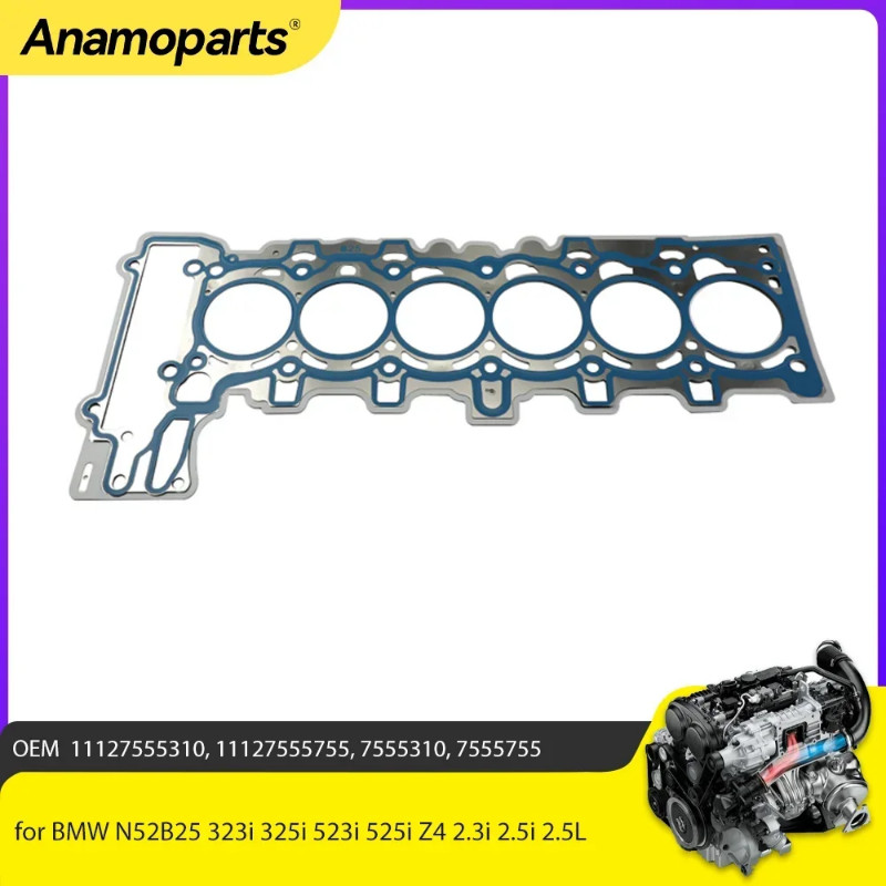 Engine Parts Cylinder Head Gasket Fit 2.5 L GAS For BMW N52B25 323i 325i 523i 525i Z4 2.3i 2.5i 2.5