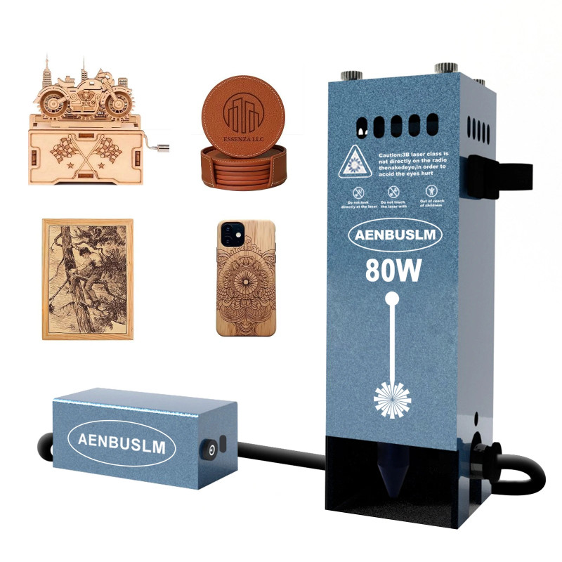 AENBUSLM 40W 80W Laser Engraver CNC Router Laser Engraving Head Laser Module Laser Cutting Wood Car