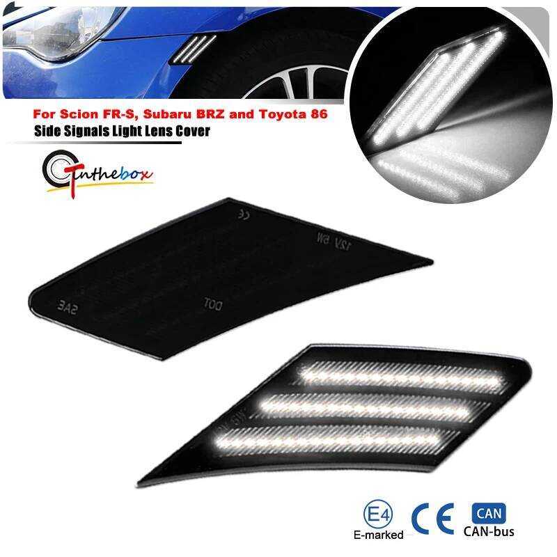 C 2X LED Dynamic Turn Signal Light For Toyota 86 Ft86 Gt86 Side Marker Indior Sequential Lamp For S
