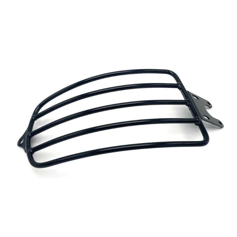 Solo Luggage Rack Versatile Cargo Carrier Baggage Holder Black Chrome Fit For Indian Scout Sixty AB