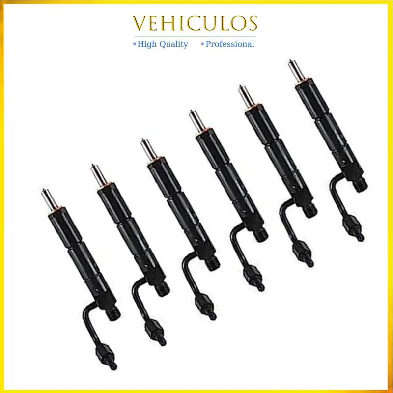 5I7706 5I-7706 6PC Fuel Injector Nozzle for Caterpillar Engine 3064 3066 S4KT Engine Fuel Supply Sy