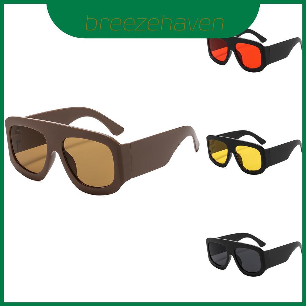 แว่นกันแดด Aviator Wingtip กรอบดำ เลนส์แดง สไตล์ทันสมัย