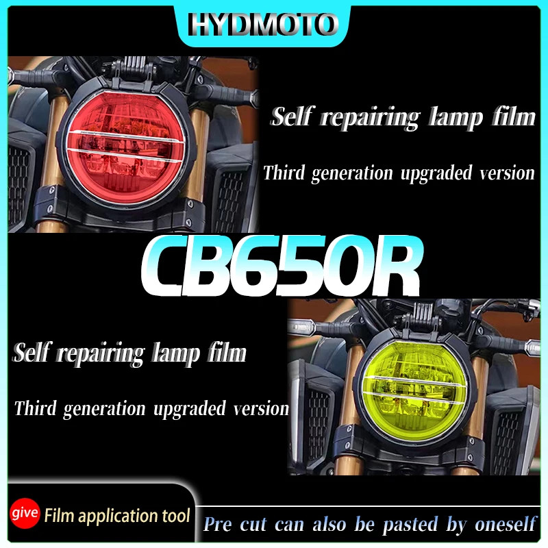 For Honda CB650R headlight film Instrument film transparent protective film modified accessories
