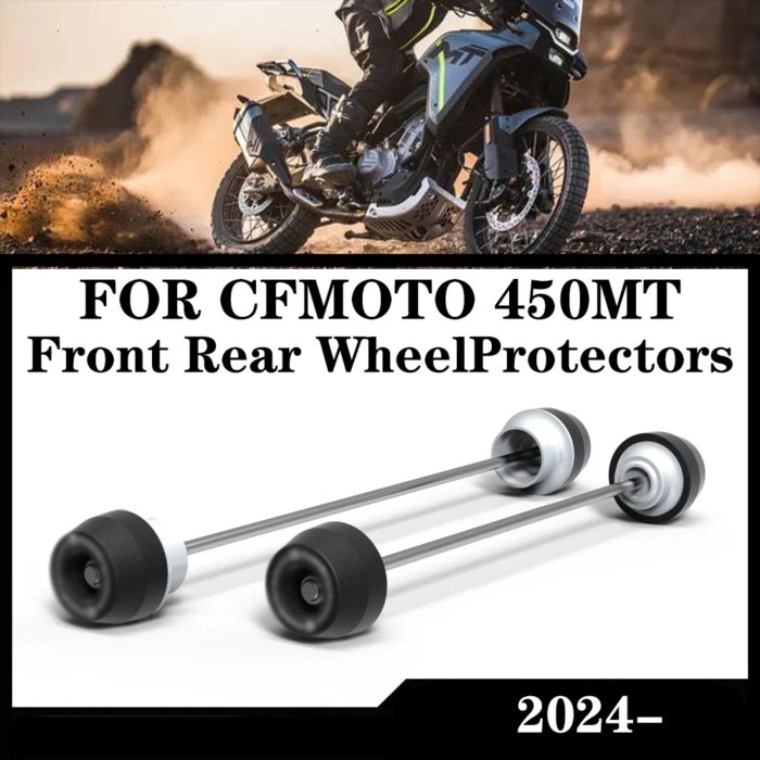 450MT Wheel Axle Fork Crash Sliders FOR CFMOTO 450MT 450 MT 450MT MT450 Motorcycle Protector Rear F