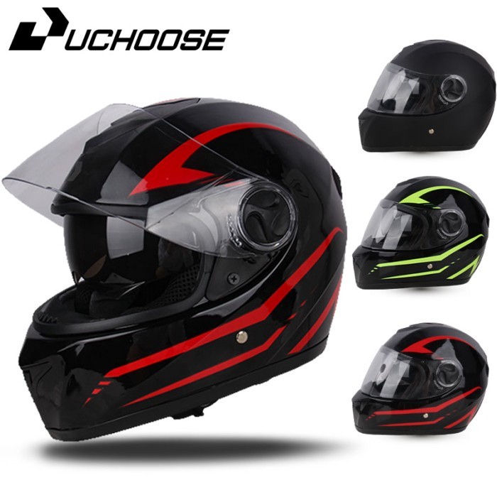 Uchoose DOT Certification Safety Motorcycle Helmet Full Face helmet For Racing Motocross Motorbike
