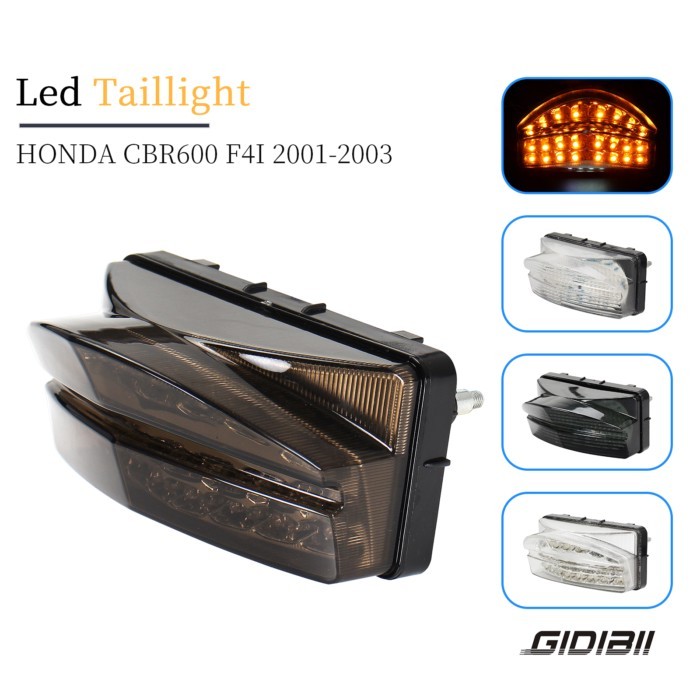 1 PC Motorcycle Taillight LED Integrate Turn Signal Tail Light For Honda CBR 600 F4i CBR600F F4i 20