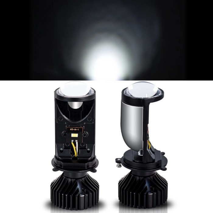 Super Bright Mini Canbus Y6 H4 LED 120W Car Headlight 6500k Lens Auto Lamp H4 12000LM Fog Lights Bu