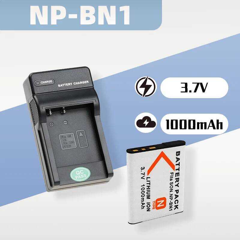 C 3.7V 1000Mah Np-Bn1 NP Bn1 Bn1 Camera Battery Or LED Charger For For Sony Dsc-W810 W530 W630 W570