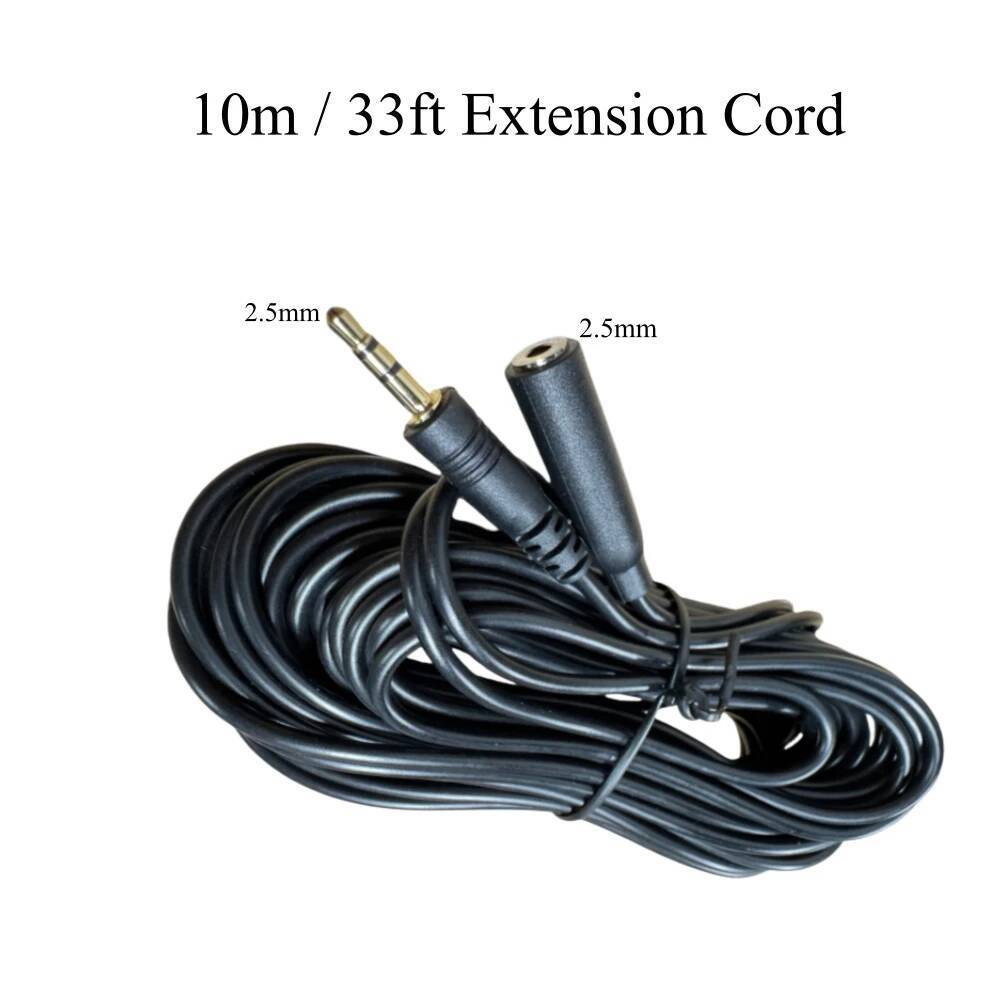 10m/33ft 2.5mm Male to 2.5mm Female LANC Zoom Remote Extension Cable; Only ทํางานร่วมกับ AODELAN ZC-