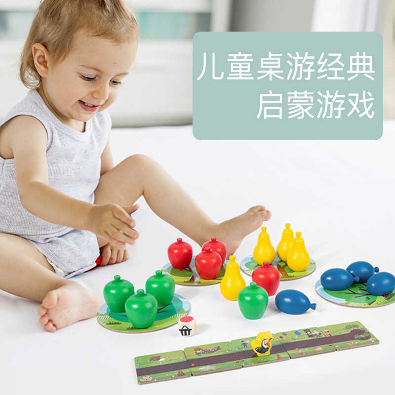 Crow Orchard ผลไม้สีการจําแนกผู้ปกครองและเด็กเกมกระดานแบบโต้ตอบการศึกษาในช่วงต้นการศึกษาของเล่นเด็กไ