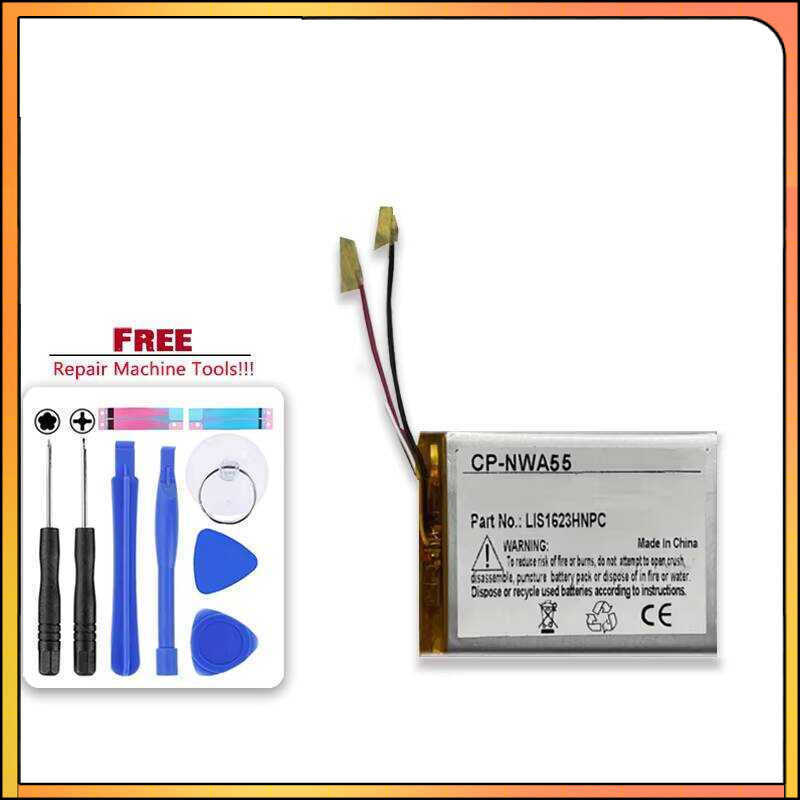 Battery LIS1623HNPC For Sony Walkman NW-A35 NW-A45 NW-A46 NW-A47 NW-A55 NW-A56 NW-A57 NW-A105 NW-A10