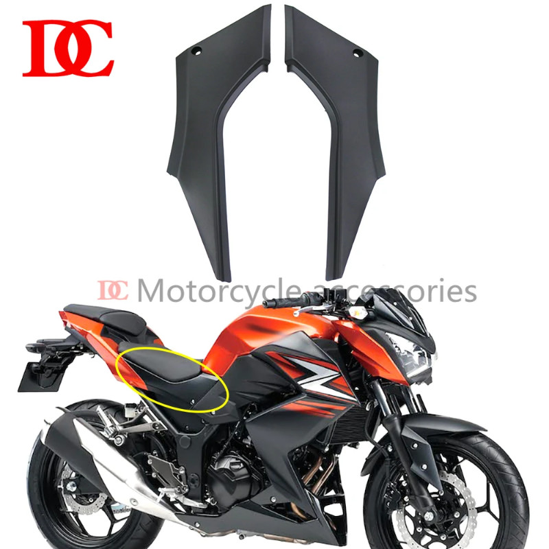 Fuel Tank Side Cover Plate of Fairing Under Seat Cushion For Z250 Z300 NINJA250 NINJA300 2013 2014