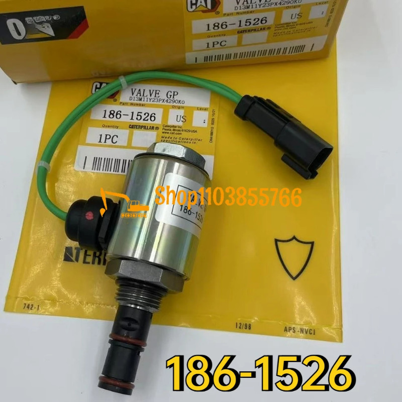 High quality Hydraulic Solenoid Valve for Wheel Loader D8R 950G 938G 140H D7R 924G Tractor 1861526