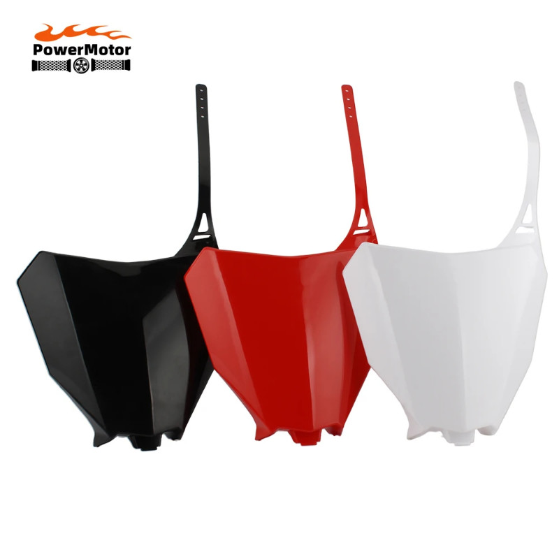 Motorcycle Front Number Plate For Honda CRF450R CRF250R CRF250RX  CRF450RX 2017-2020 CRF 250/450 RX