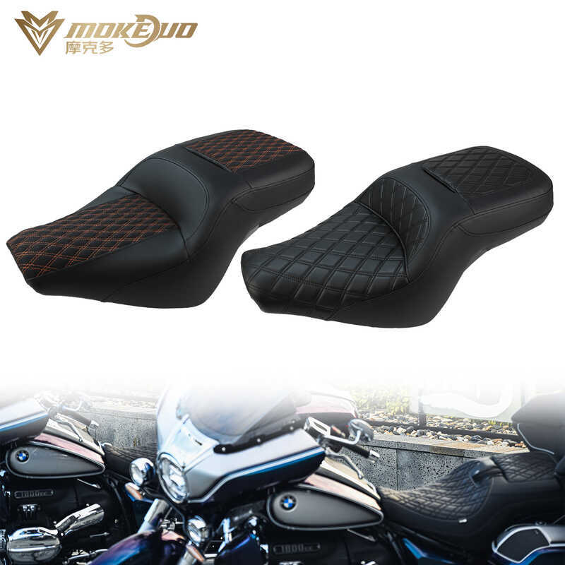 เหมาะสําหรับ BMW R18B เบาะทรงจําดัดแปลงไดร์เวอร์ผู้โดยสารเบาะอยู่ประจําไม่ยุบอยู่ประจําไม่เหนื่อย