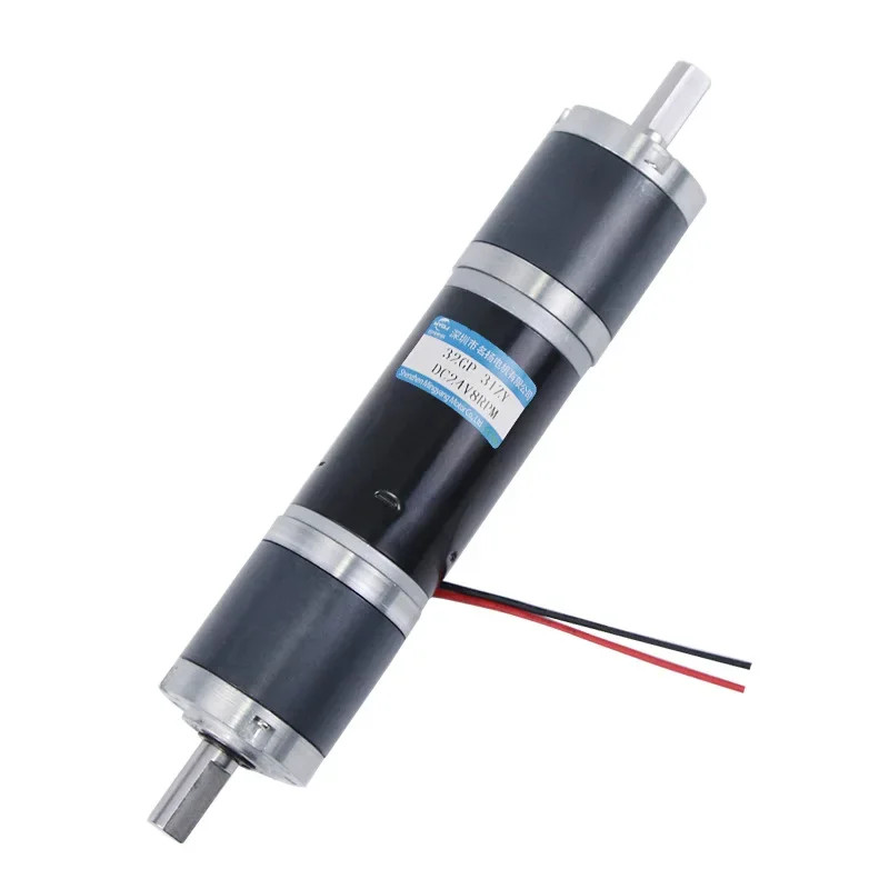 32mm Planetary Reducer Motor 32GP-31ZY Dual Shaft Motor 12V 24V Adjustable Speed Can CW CCW DC Moto