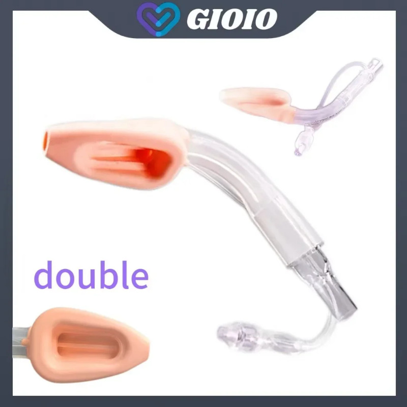10pcs 100% Medical Silicone Double Tube Laryngeal Mask Airway Reusable Anesthesia Breathing