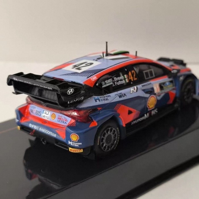 IXO 1/43 Hyundai i20 N #42 2023 โมเดลรถอัลลอย รถแรลลี่