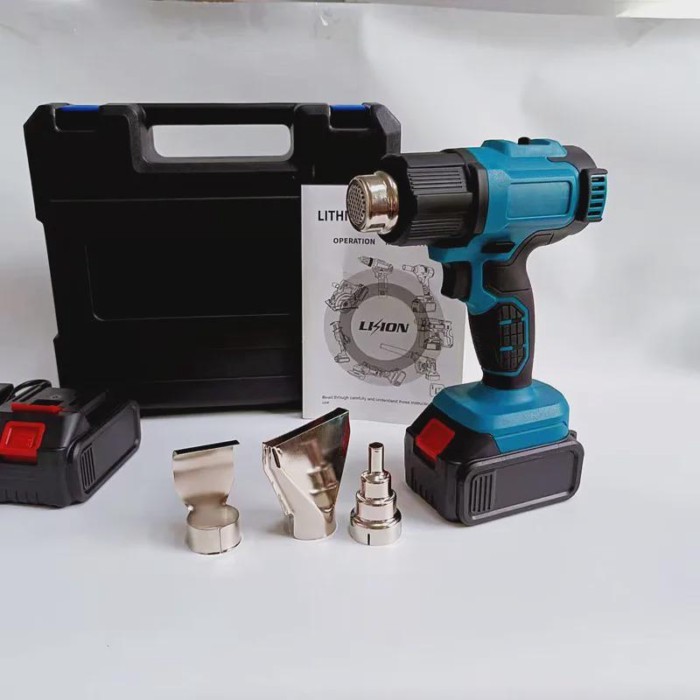 Heat Gun 21V Lithium Cordless Portable Shrink Wrap Industrial Blower For Wrapping