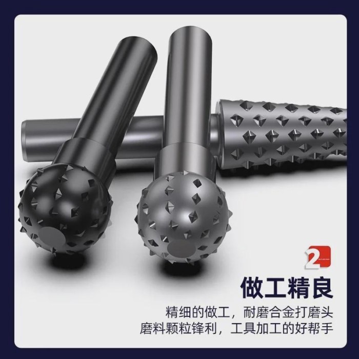 Woodworking Rotary Burr Bit Wood Slotting Enlarging Hardwood Carving Alloy Grinding Head Sanding Dr
