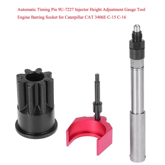 3 Pcs Automatic Timing Pin 9U-7227 Injector Height Adjustment Gauge Engine Barring Socket for Cater