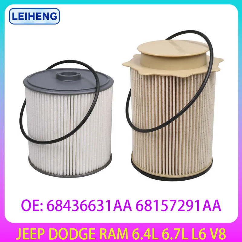 ENGINE PARTS Diesel Fuel Filter Set For DODGE RAM 1500 2500 3500 4500 5500 6.7L L6 6.7 L T 68436631