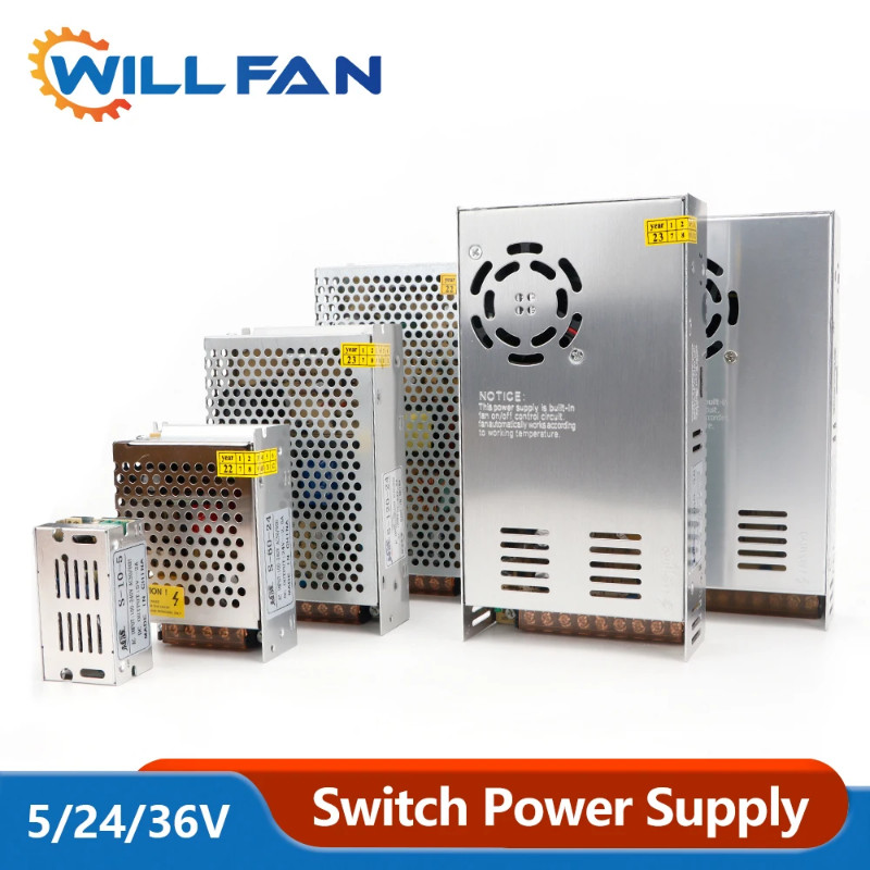 Will Fan DC36V Switch Power Supply For Co2 Laser Cut Machine Step Motor And Driver 36V Power Supply
