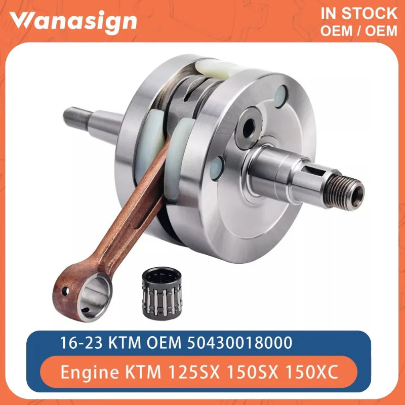 Motorcycle Crankshaft Assembly Engine Parts Connecting Rod Shaft Bearing For KTM 125SX 16-23 150SX