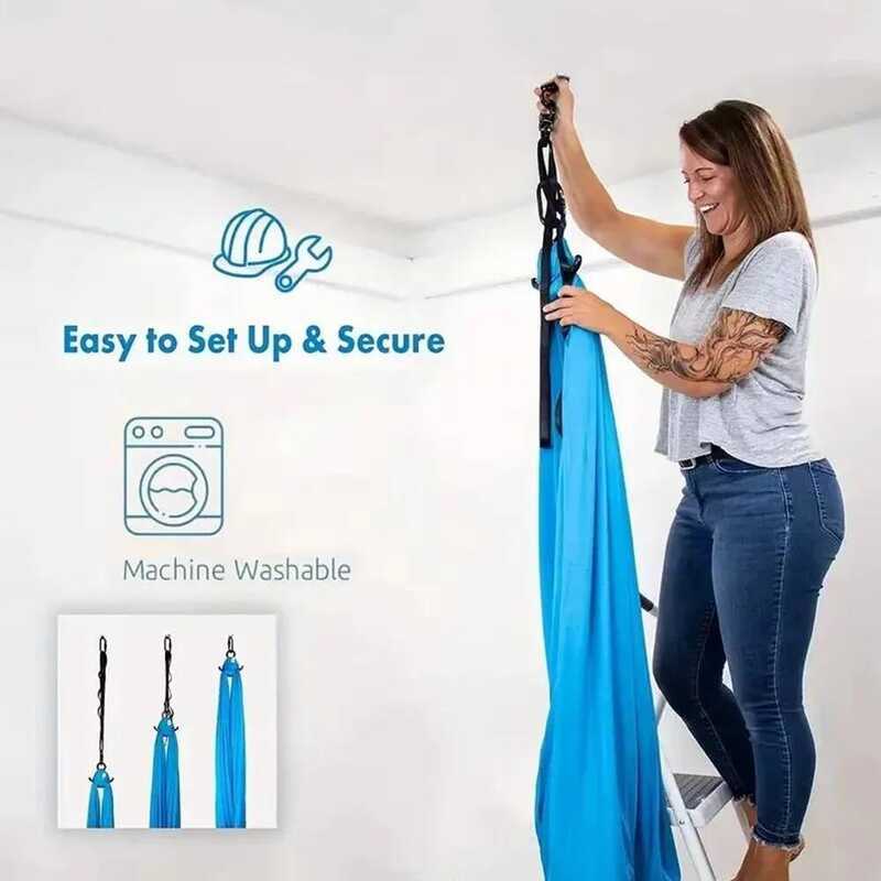 C Therapy Swing Heavy Duty Snuggle Cuddle Mock Portable Elastic Snuggle Swing Yoga Hanging Seat For