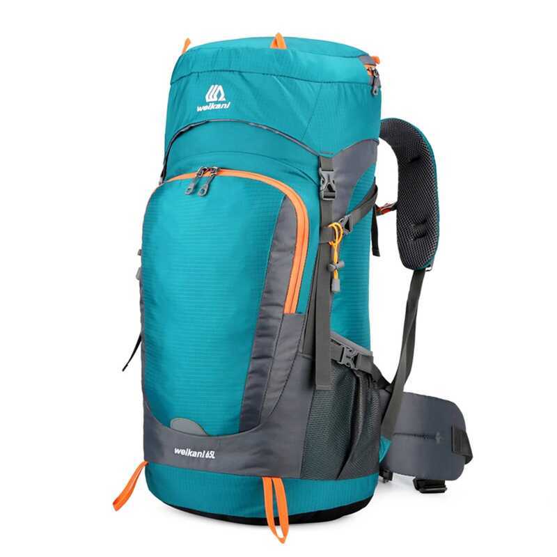 C 65L Backpack Water-Ant Hiking Backpack With Rain Cover Outdoor Sport Travel Daypack For Camping C