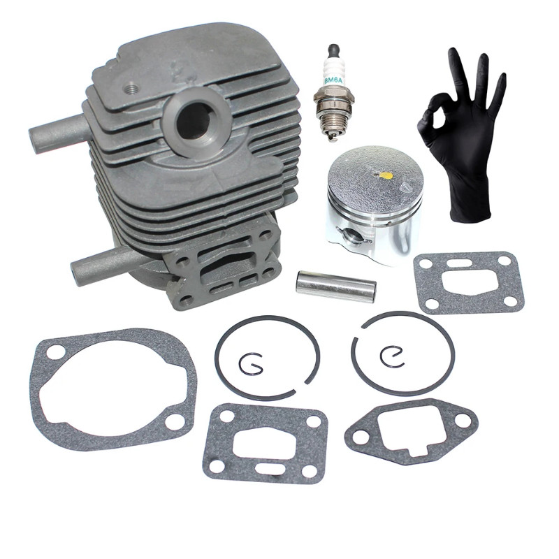 Cylinder Piston Kit For Makita RBC2511 EM2500L EM2500U EM2500UG Dolmar LT-250 MS-220 MS-250 MS-24C