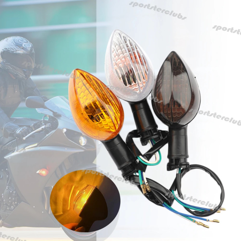 Front Rear Turn Signals Indicator Flasher Lights Assembly For Yamaha YZF R1 R6 R3 R25 R6S YFZ600 FZ