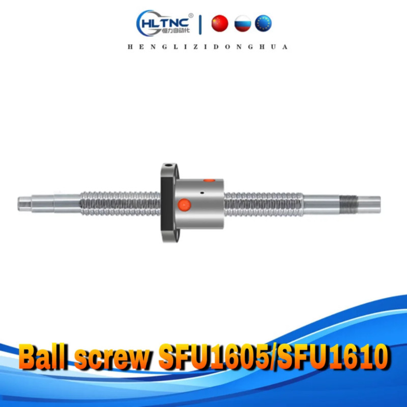 CN / RU / EU / PL Russia Promotions Ball screw set SFU1605 / SFU1610 with ball nut end maching  BK1