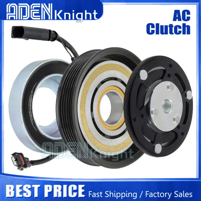 AC Compressor Clutch For Audi A6 A7 C7 4G Q7 4M 2.8 FSI 3.0 TFSI 4M0260810D 4M0260810F 4M0820803B 4
