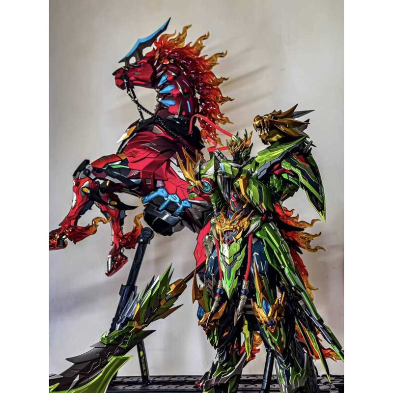 Gundam Mecha Mystery Box Model Golden Dragon Ao Bing Cao Ren Guan Yu Cool Assembly Gundam Mecha Figu