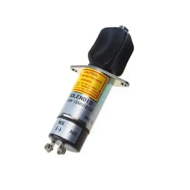 Excavator Electric Parts Engine Diesel shutoff Stop Solenoid Valve 1504-12A6U1B1S2 1502-12D6U1B1S1A